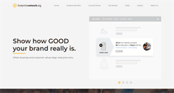 Desktop Screenshot of footprintsnetwork.org